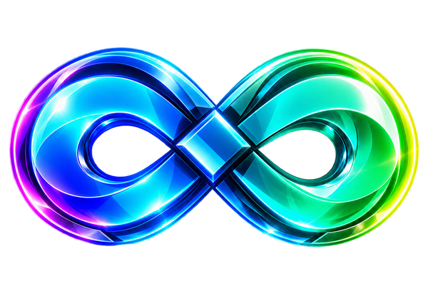 ARCIRCLE PAD emblem — two interlocking rings, blue and green